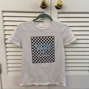 Vans checked logo t-shirt